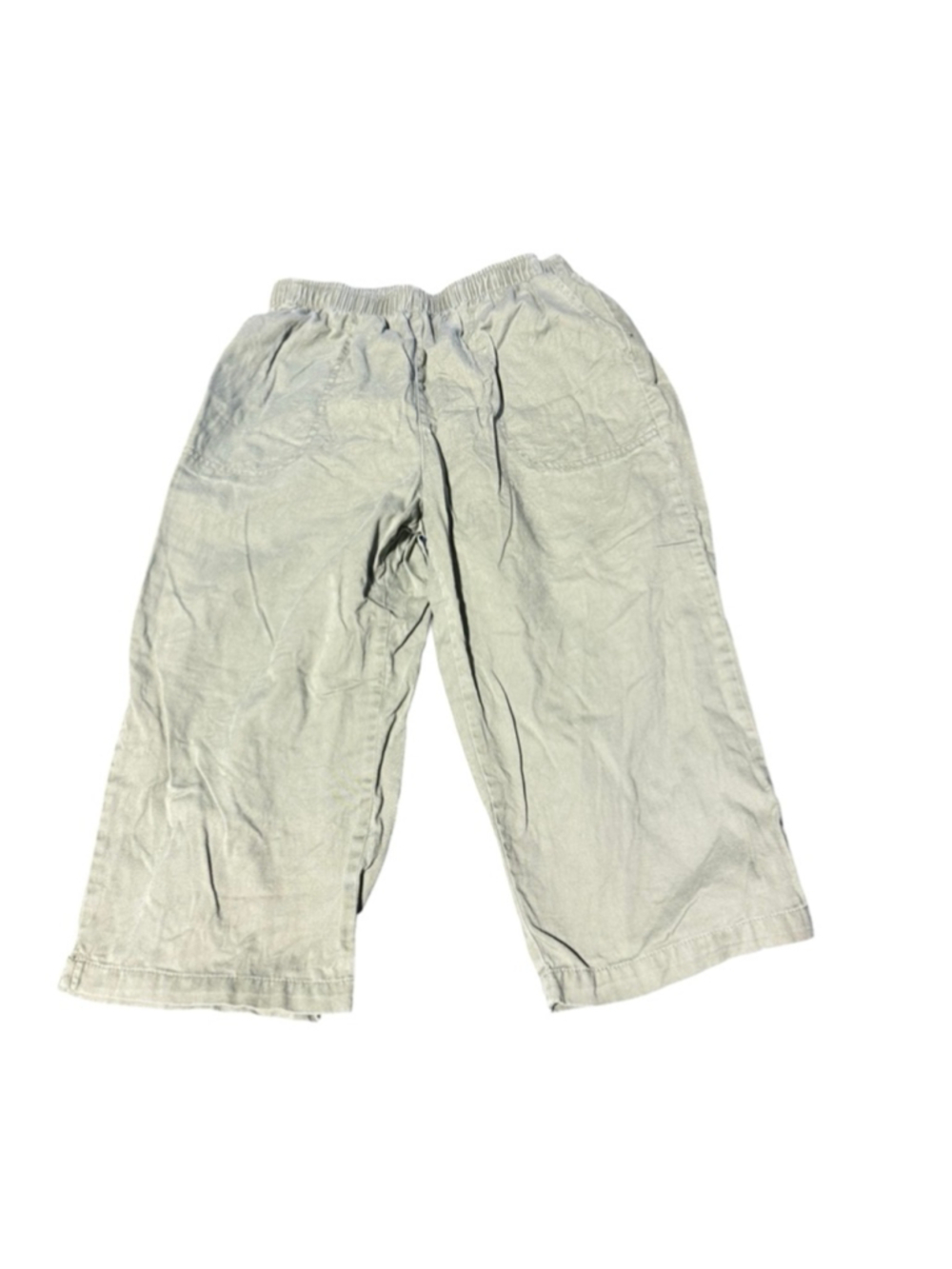 Girls White Stag Green Casual Bottoms M #937